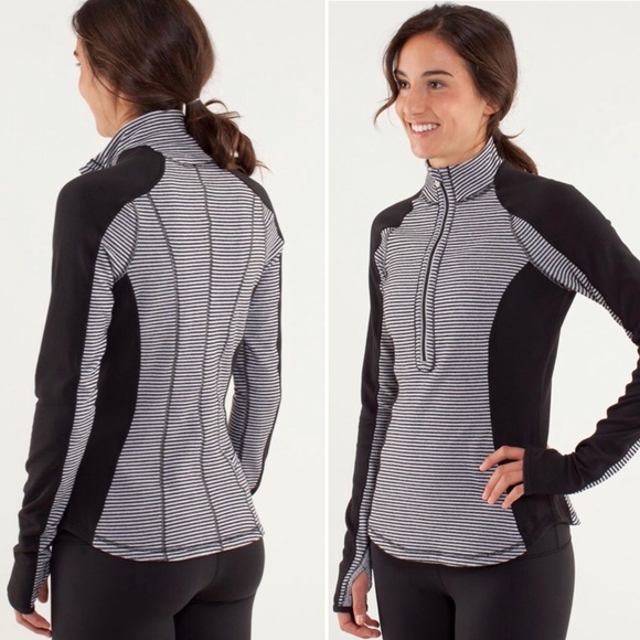 lululemon athletica Tops - Lululemon Run U-Turn Pullover 1/2 zip Reversible